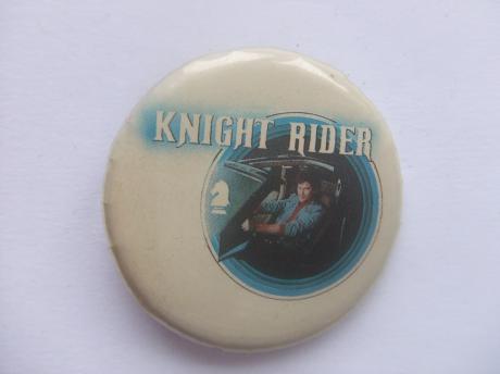 Knight Rider Michael Knight in zijn auto